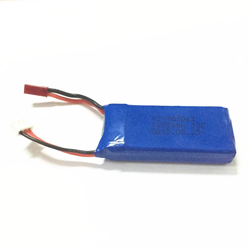 

100% Original YiZhan Tarantula X6 Battey Charger RC Helicopter Parts 7.4V 1200mah Lipo Battery For Wltoys V666 H16 Tarantula X6