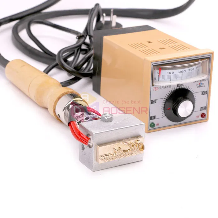 110 V/220 V ручной горячий тиснение фольги пресс машина кожаный логотип бренд кожа