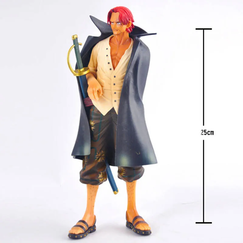 25 см косплей японское аниме One piece Akakami no shankusu ПВХ фигурка Модель Куклы Игрушки для