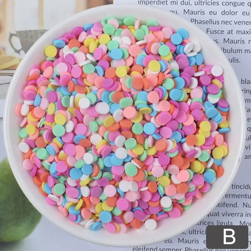 100 г поддельные посыпка для Slime наполнитель дополнение аксессуары глины DIY