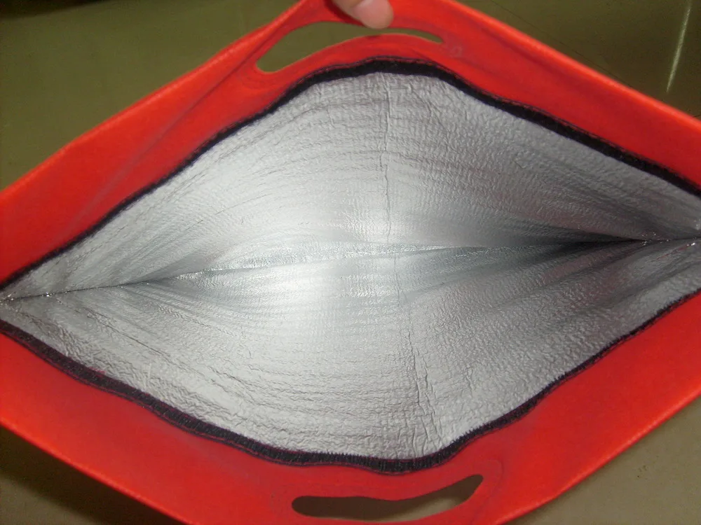 PP нетканый с алюминиевой пеной тепловой мешок для обеда ESCROW оплата|thermal bag|aluminium