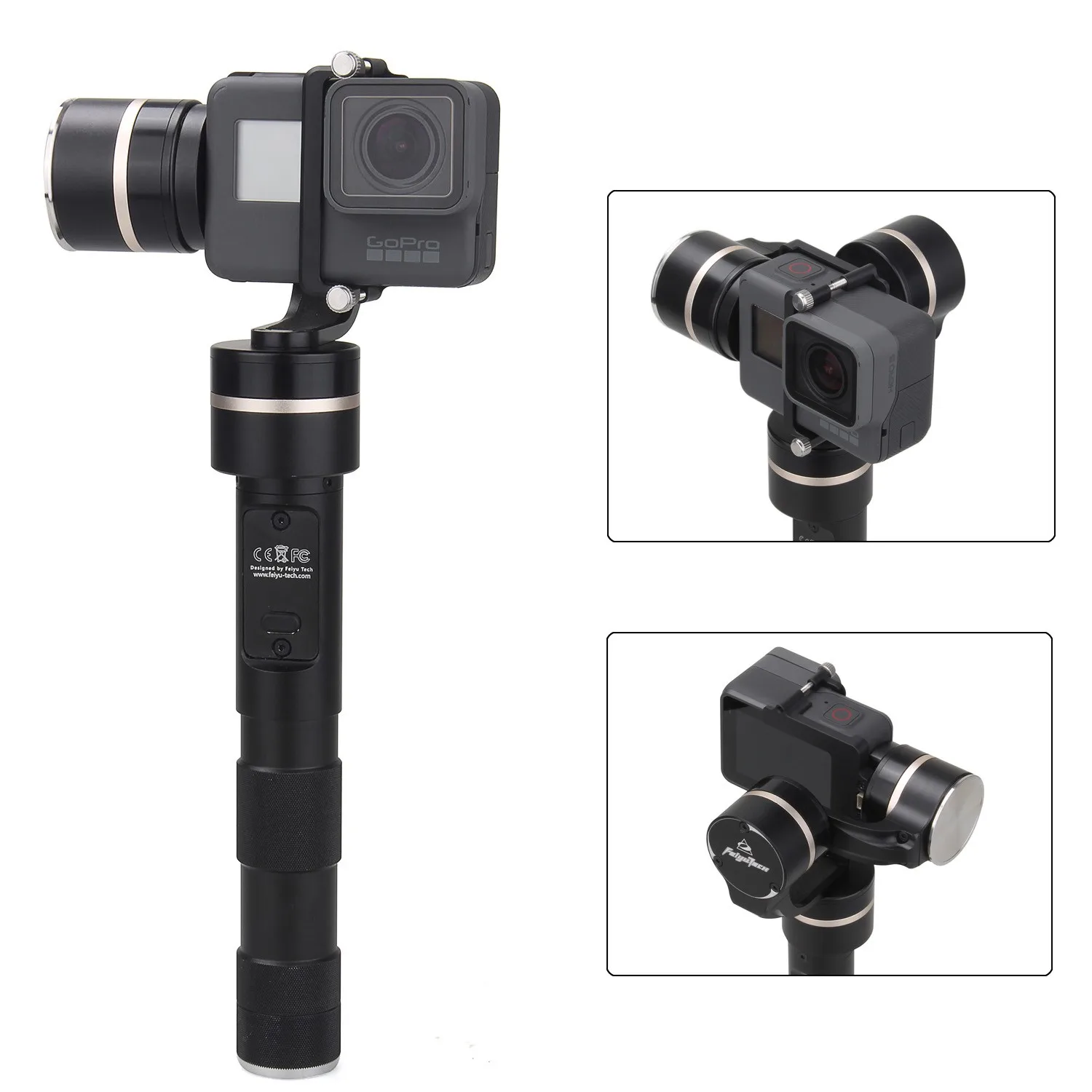FeiYu FY G4 3 осевой Ручной Стабилизатор для Gopro Hero 5 + 2x37 см|for gopro hero|gimbal feiyufeiyu |