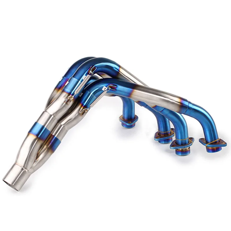TKOSM 2018 Motorcycle Exhaust Middle pipe System Case For Kawasaki Z900 Modified Muffler Pipe Front Header Tube Slip-On |