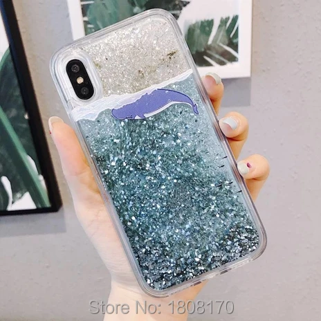 Чехол из ТПУ с изображением дельфина для Iphone X, XR, 8, 7, 6, 6S Plus, Xiaomi mi, 5X, A1, 6X, A2, mi, X2S, mi, X, 2 S, 8, Red mi, 5 Plus, NOTE5, чехол, 1 шт