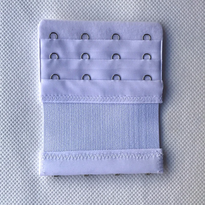 4 Hooks White Аксессуары для нижнего белья для Для женщин эластичные 2/3/4, крючки, станок и регулируемый Лидер продаж Бюстгальтер Extender Расширение пряжка для пояса от 1 шт., популярная модель - Цвет: 4 Hooks White