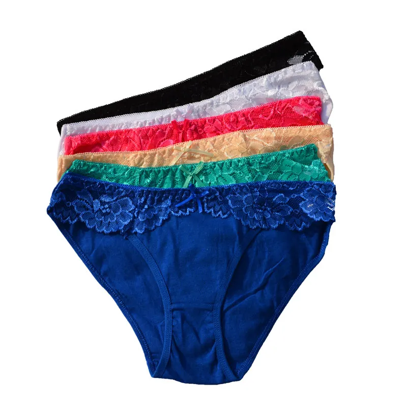 Женское нижнее белье FUNCILAC хлопковые сексуальные кружевные трусы на каждый день