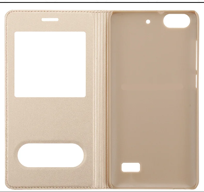 Чехол для Huawei Honor 4C с откидной крышкой и открытым окном чехол из искусственной