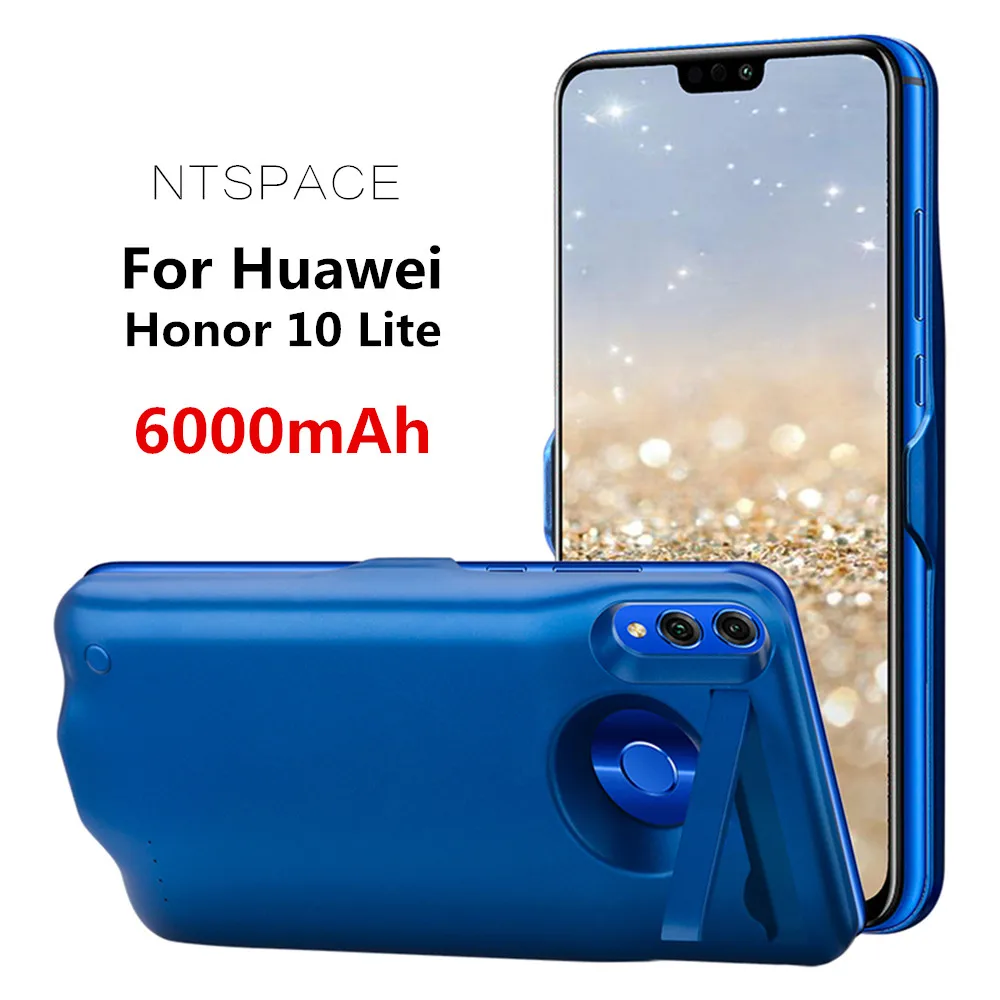 

NTSPACE Slim Power Bank Cover For Huawei Honor 10 Lite Battery Cases 6000mAh Portable Powerbank External Battery Charging Case
