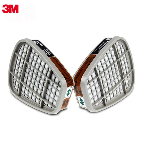 Mask With 2Pcs 2091 7 в 1 костюм 3 м 6502 силикагель противогаз маска от пыли Защитная краска химическая газовая маска от промышленной пыли - Цвет: Mask With 2Pcs 2091