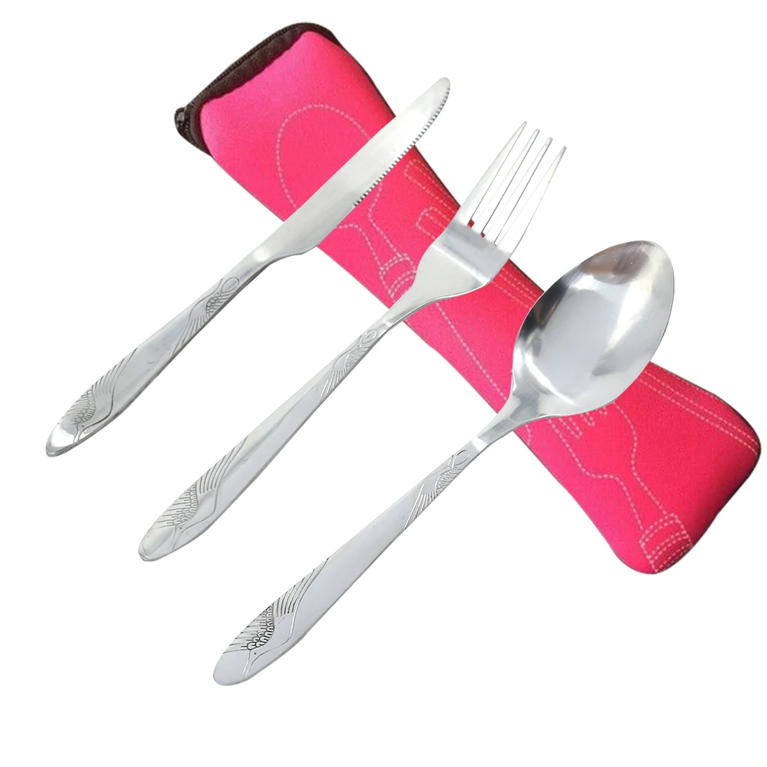 Набор столовых приборов из нержавеющей стали iTECHOR набор посуды легкий уличный