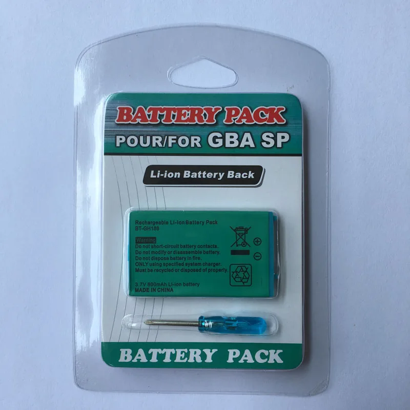 100% Новый 3 7 V 800mAh перезаряжаемый аккумулятор сменный блок питания с инструментом