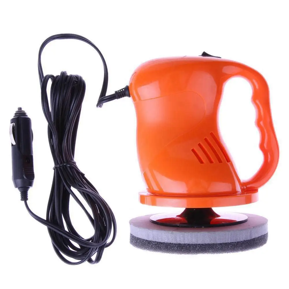 Orange Мини DC12V 40 Вт машина для полировки автомобиля машина для восковой депиляции электрическая блестящая краска мощность удаление царапин уход за кожей красоты ремонт полировщик - Цвет: Orange