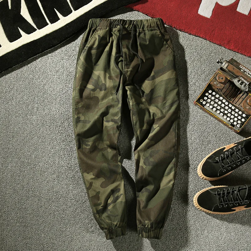 LOMAIYI M-7XL, Мужские штаны для бега, мужские камуфляжные брюки-карго, Мужские штаны для бега, весенние камуфляжные брюки, мужские брюки с карманами BM279