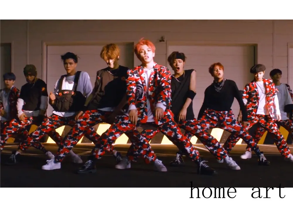 NCT 2018 в Корейском стиле постер музыкальной группы четкое изображение настенные
