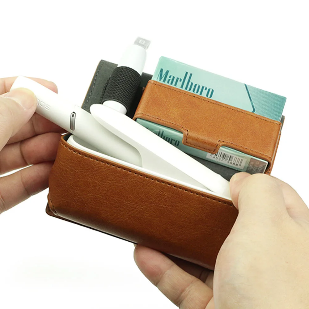 Модный флип-бумажник для девочек, кожаный чехол для IQOS 3,0 мешочек с держателем, футляр для Iqos, 3 держателя