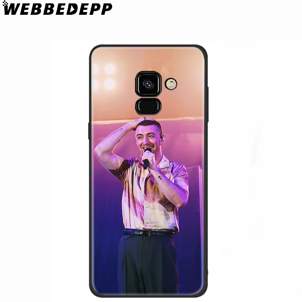 WEBBEDEPP Sam Smith Singer силиконовый чехол для Samsung Galaxy A3 A5 A6 A7 A8 A9 A10 A20 A30 A40 A50 A70 M10 M20 M30 |