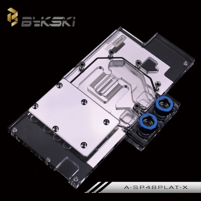 Bykski A-SP48PLAT-X GPU Блок водяного охлаждения для Sapphire Nitro + Radeon RX480 | Компьютеры и офис