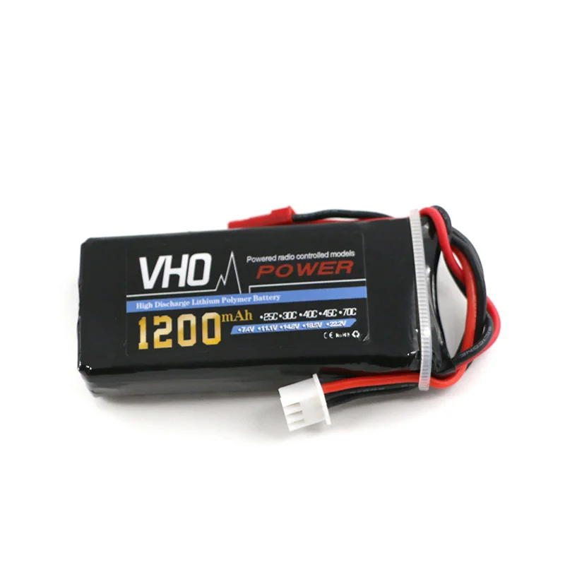 VHO 7 4 V 1200mAh литий-полимерный аккумулятор для YiZhan Tarantula X6 MJX X101 X102h JJRC X1 H16 WLtoys V666 V262 V353