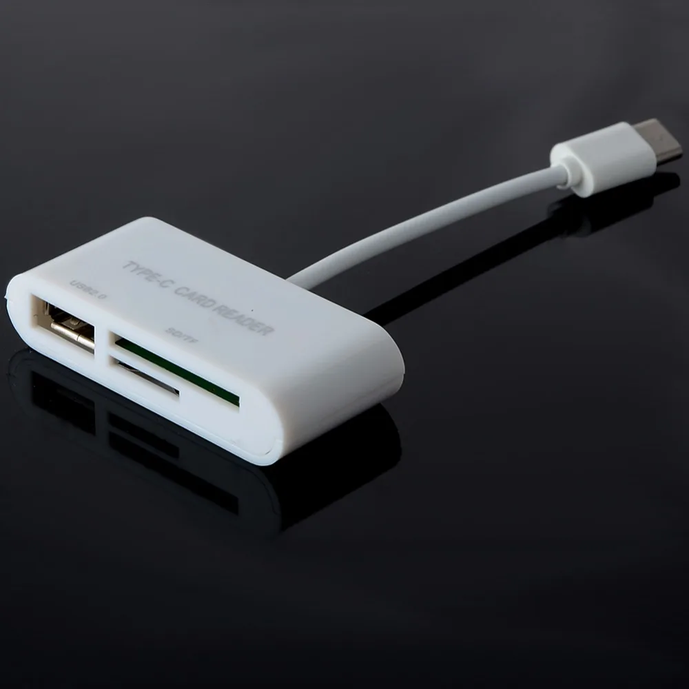 3 в 1 USB кардридер адаптер Тип C кабель SD Micro TF камера подключение для Macbook Pro Type