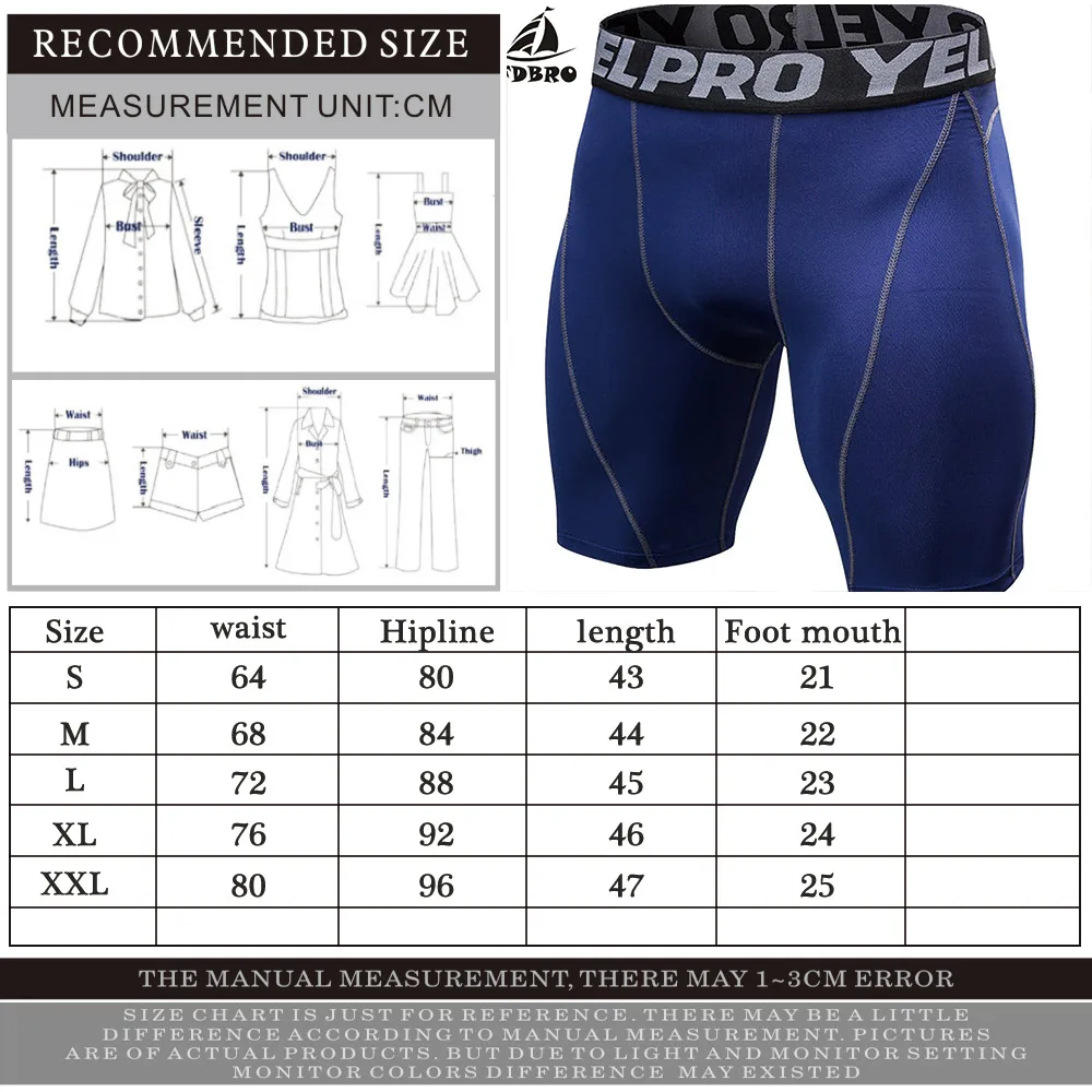 

New Men Sports Gym Compression Phone Pocket Wear Under Layer Short Pants Athletic Tights Fitness Running Training Shorts Bottoms