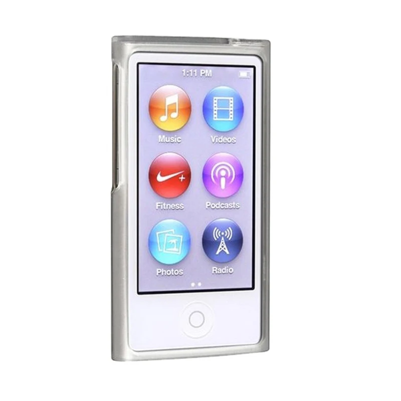 Прозрачный Мягкий ТПУ гелевый резиновый силиконовый чехол 50X Frost для Apple iPod Nano 7th Gen 7 7G nano7, кожный чехол