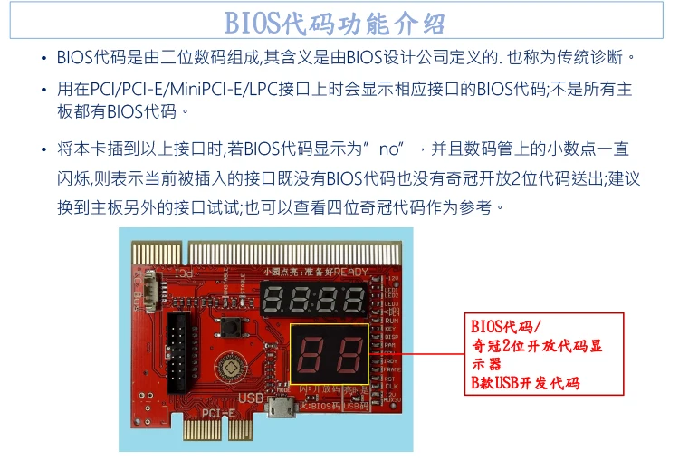 Шесть диагностических карт Тестовая карта Pci-e основная плата обнаружения неисправностей