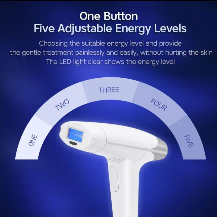 Home Electric LCD Painless Laser Hair 4.2 Square Centimeters Appliances Whole Body Removal 100~240V Machine | Бытовая техника