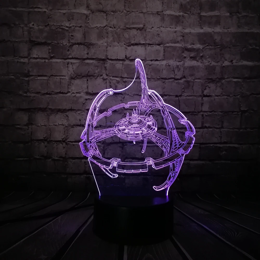 Новое поступление звездная война трек 3D яркие разноцветные лампочки RGB