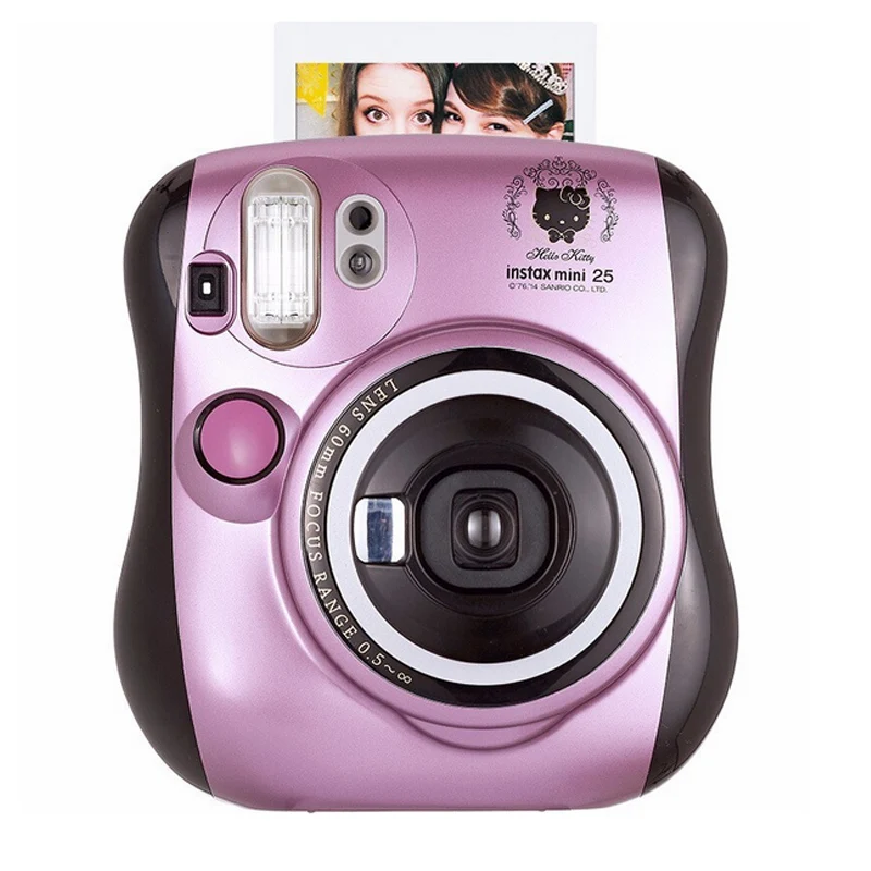 Fujifilm Instax Mini 25 Kitty and Cherry White камера для Fuji Instan фильм фото|Плёночные и моментальные