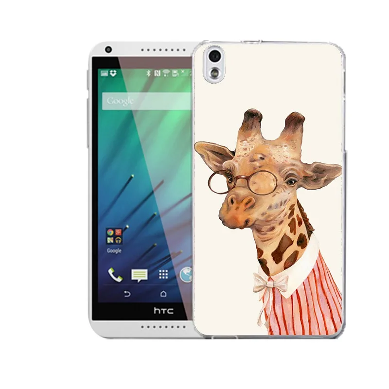 Qmswei ТПУ прозрачный чехол для телефона htc M8 кота оленя собаки карамельный мягкий