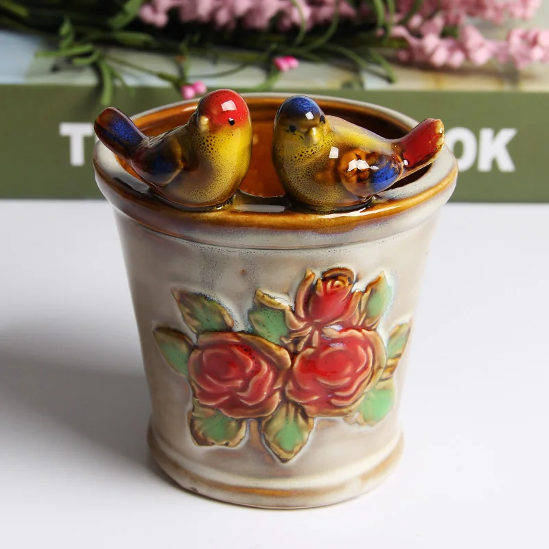 

Ceramic Decoration & Horizontal Living Room Office Container $Multi-Functional Container