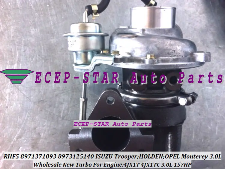 Турбокомпрессор RHF5 8971371098 8973125140 Для ISUZU Trooper OPEL Monterey 4JX1T 4JX1TC 3.0L|turbocharger kp35|turbocharger