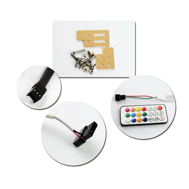 5V 3PIN заголовок RGB светодиодный светильник/металлический акриловый кронштейн для карты монтируемого графического процессора Размеры 280*45*6 мм/Fix видеокарты Совместимость AURA SYNC