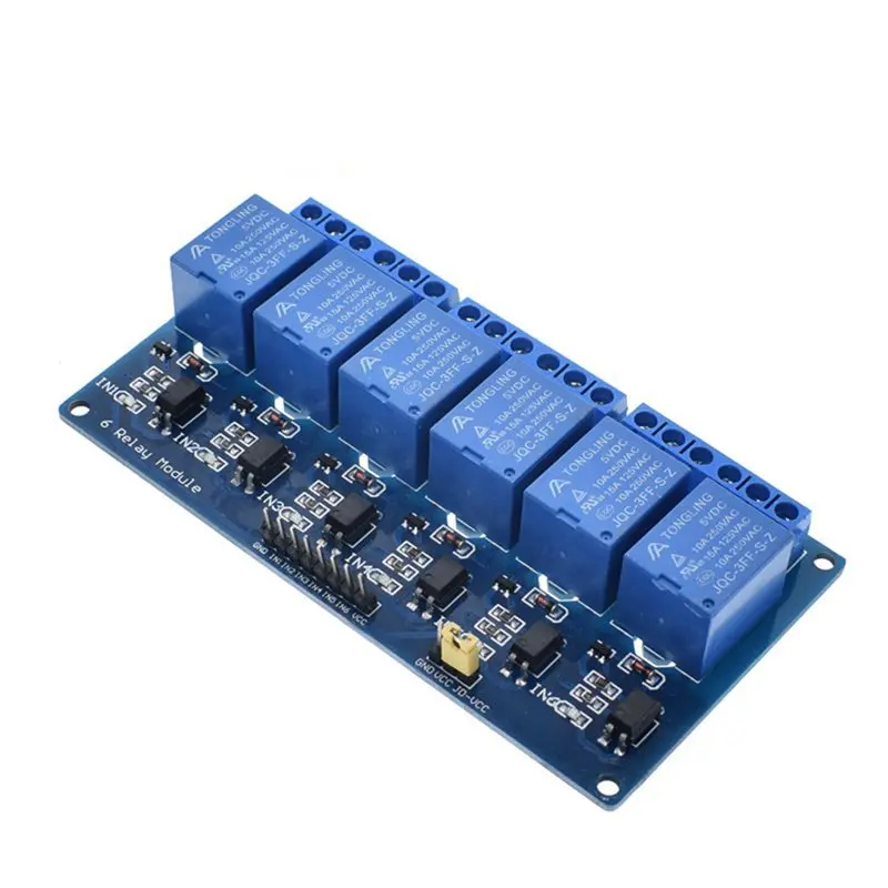 Релейный модуль TZT 24 В 4 6 8 16 канальный релейный с оптроном выход для arduino в