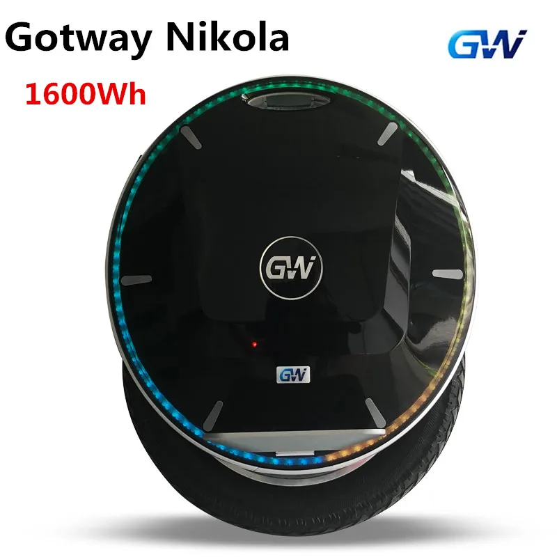 Электрический Одноколесный велосипед Gotway Nikola балансировщик monowheel 84 в 1600WH