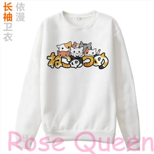 Новинка хлопковая флисовая толстовка с капюшоном в стиле японских игр