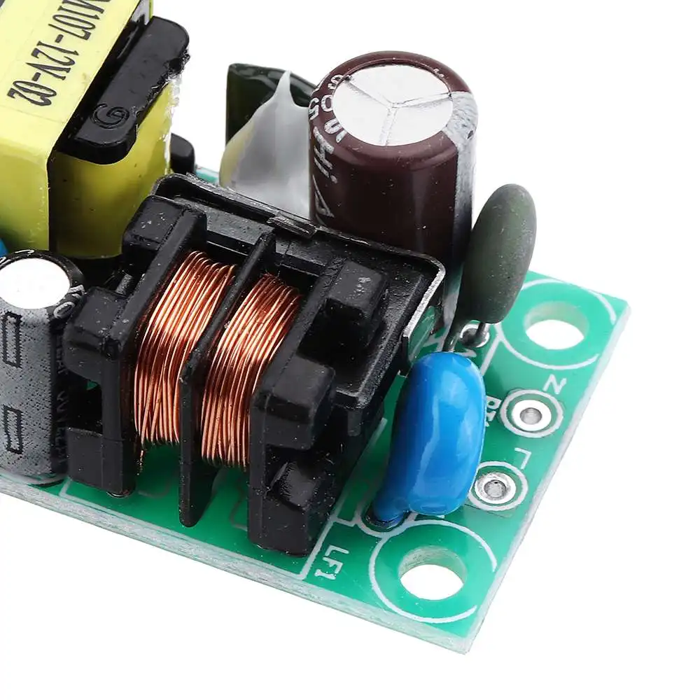 AC-DC 220V постоянного тока до 12В импульсный источник Питание изолированный модуль Питание несмонтированная плата зарядного устройства/12V0. 5A
