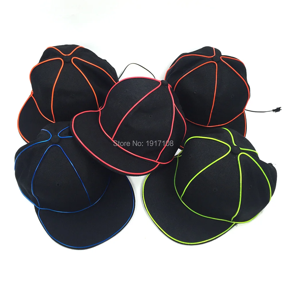 2021 модные светящиеся Детские Бейсбольные кепки Snapback хлопка джентльменские шапки