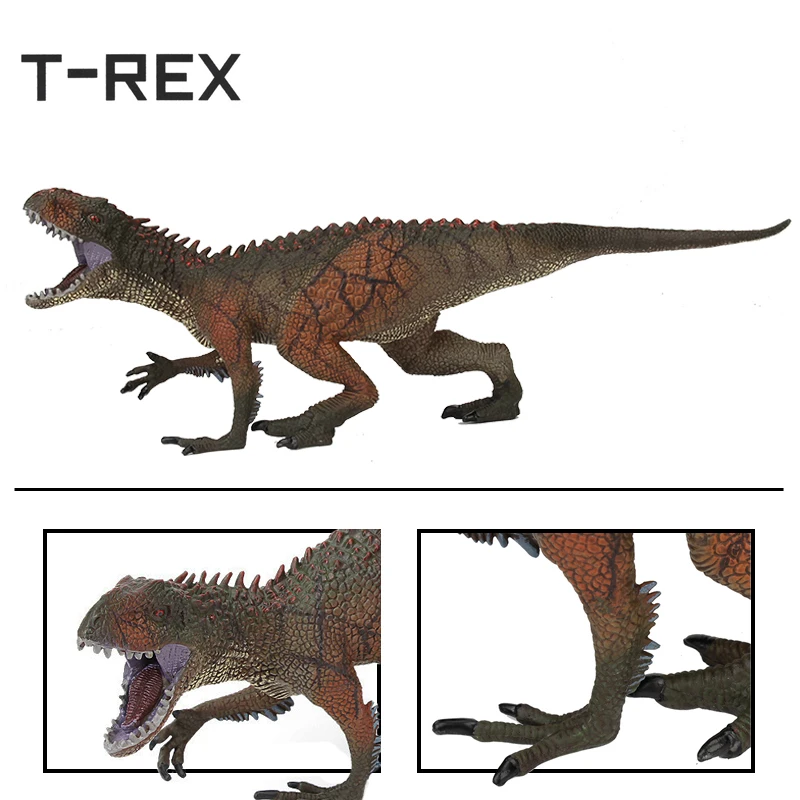 T REX моделирование Megaraptor пластик ПВХ игрушка динозавр модель Парк Юрского периода