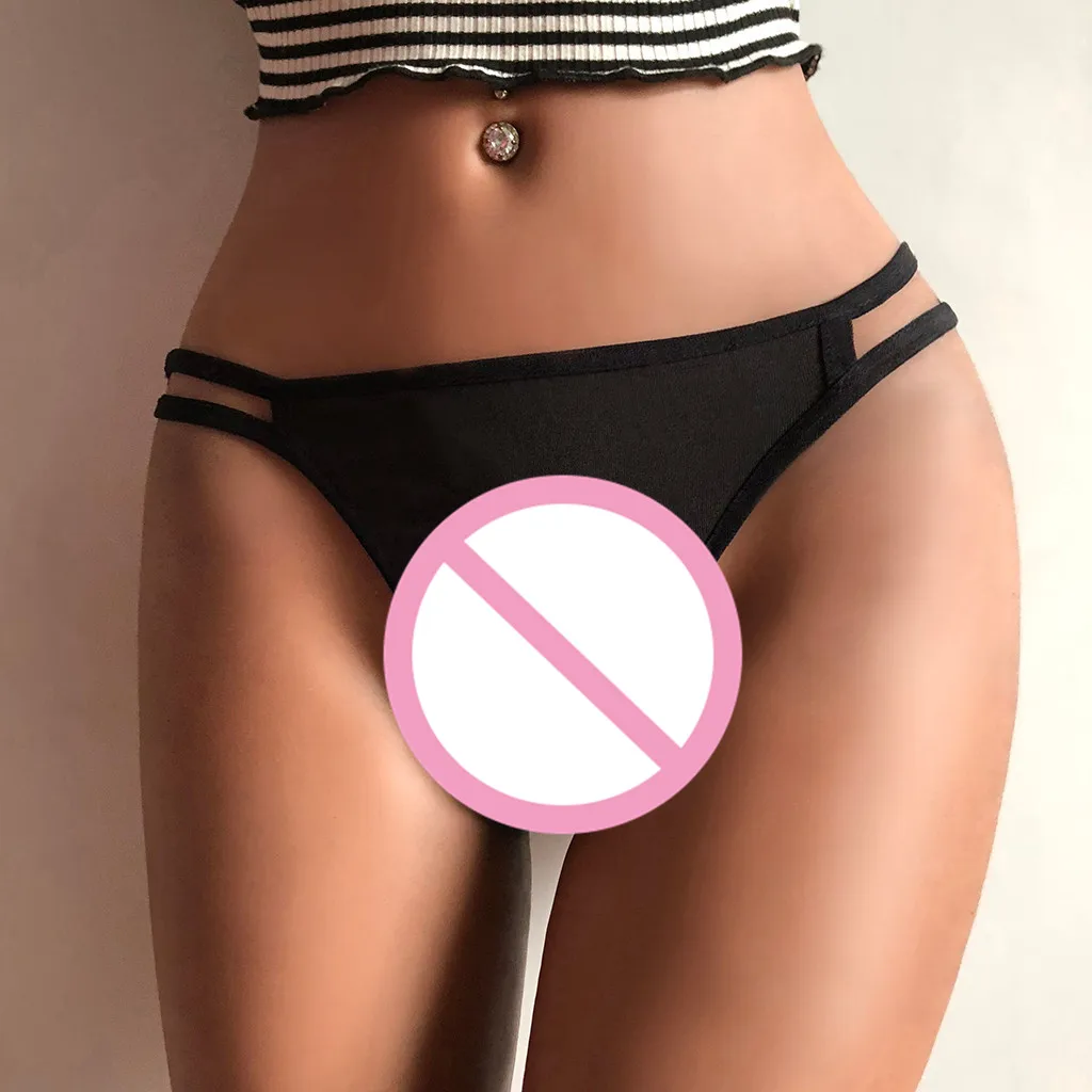 Сексуальное нижнее белье для женщин девочек с высокой талией стринги трусики #