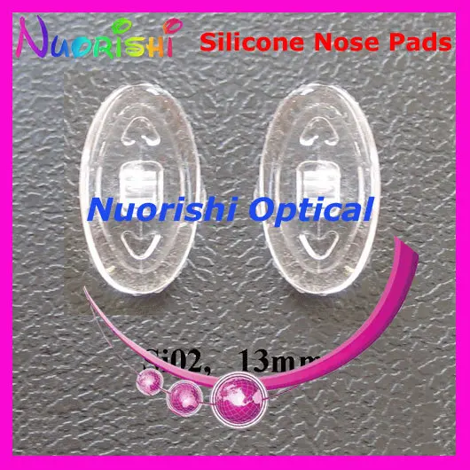 Овальные силиконовые накладки на нос для очков 12/13/14/15/17 мм|silicone nose pads|oval siliconpad pad |