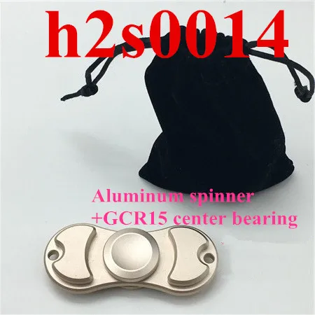 1 pc GCR15 606 Gold 1 шт. 7x3 см Красочный алюминиевый Спиннер для детей и взрослых ручная Спиннер металлическая игрушка антистресс рельеф гироскоп подарки для мальчиков девочек - Цвет: 1 pc GCR15 606 Gold