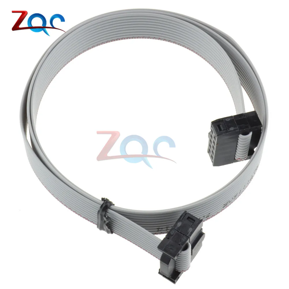70 см 10 Pin USB ASP ISP JTAG AVR провод P IDC плоский ленточный кабель для передачи данных 2 54 мм