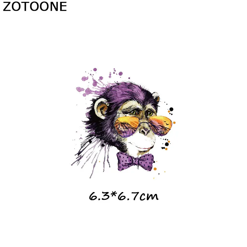 1028 ZOTOONE, железные нашивки, милый медведь, нашивка единорога, термо переводные наклейки для одежды, значки с буквами, моющиеся, сделай сам, футболка для девочек G - Цвет: 1028