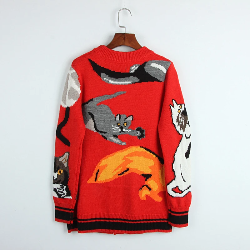 Новинка 2018 женские зимние осенние свитера кардиганы Модный женский Топ с длинным