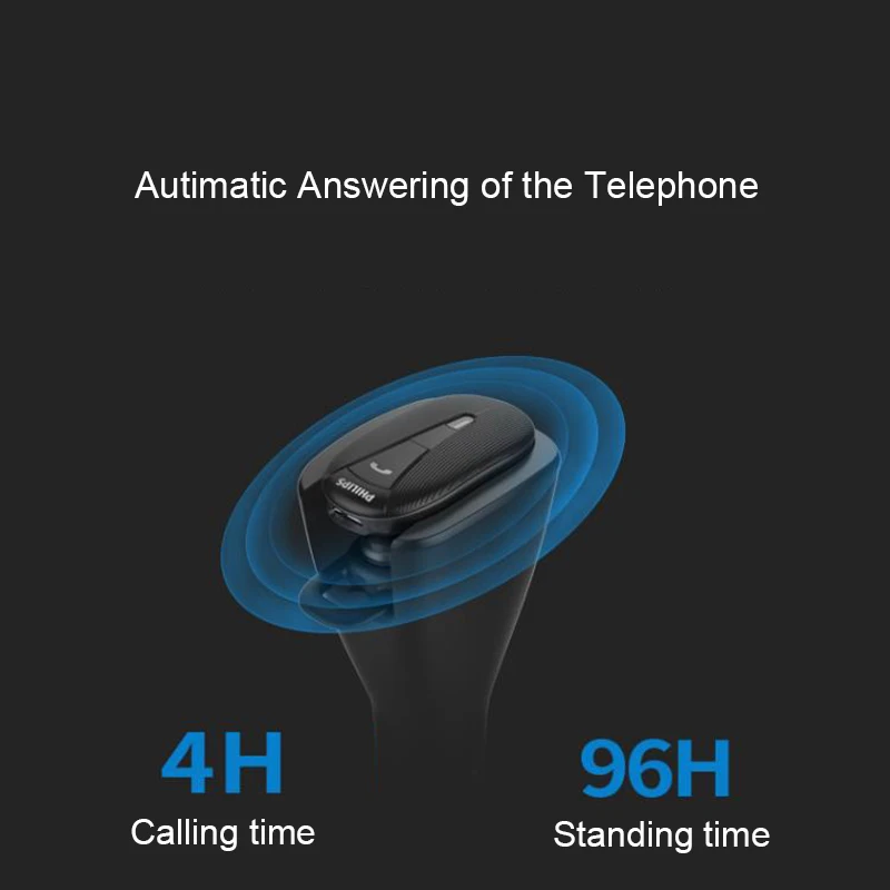 Оригинальные Беспроводные Наушники Philips Bluetooth 4 1 SHB1801P с микрофоном высокого