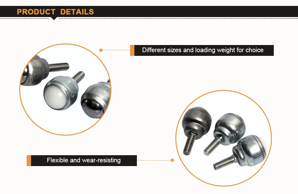 2pcs Ball Transfer Unit CY-12D/CY-19D/CY-25D Bearing Conveyor Roller Wheel Carbon Steel 304Stainless Steel Ball Bearing Units