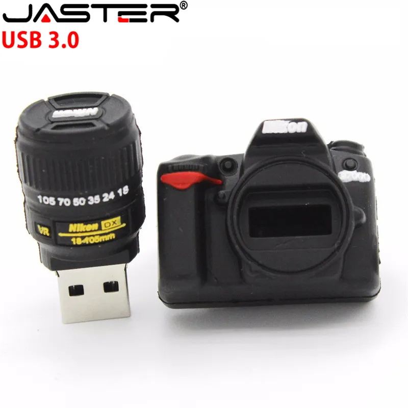 Камера JASTER USB 3,0 с мультипликационным принтом Nikon, высокоскоростная креативная usb-карта памяти U disk 64 ГБ 32 ГБ 16 ГБ 8 ГБ 4 ГБ, поддержка видео и свадьбы