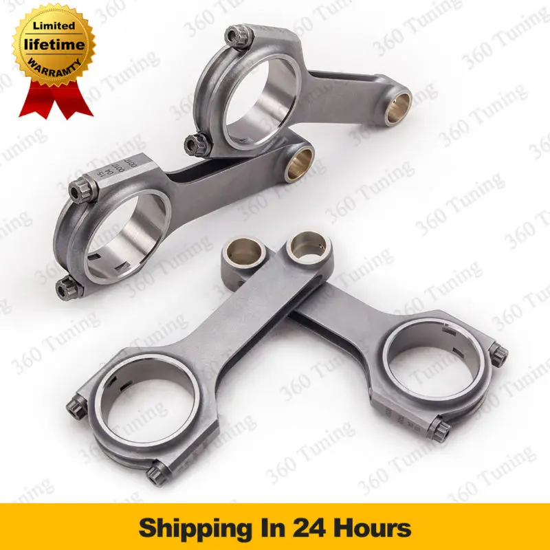 H beam conrods для Mitsubishi Mirage 1.8L 4G93 шатуны выстрел боек пространство 19 мм Pin ARP2000 Болты 133.5