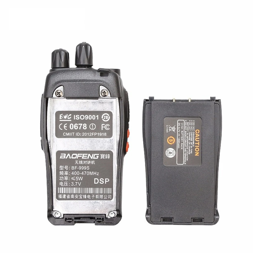 2 шт. Baofeng BF 999s UHF Hotel Communicator ручной трансивер Cb Radio Flashlight 999S Walky Talky|Рации| |